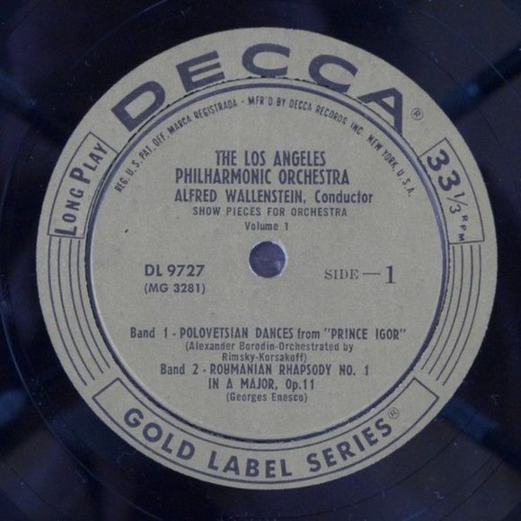 Vintage 1954 Philharmonic Orchestra Alfred Wallenstein Showpieces For Orchestra - Picture 3 of 4